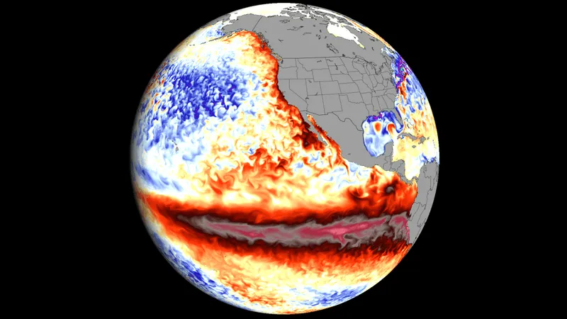 Super El Niño development reaching record levels, impacting Fall-Winter 2026/2027 weather pattern forecast for the United States, Canada, and Europe