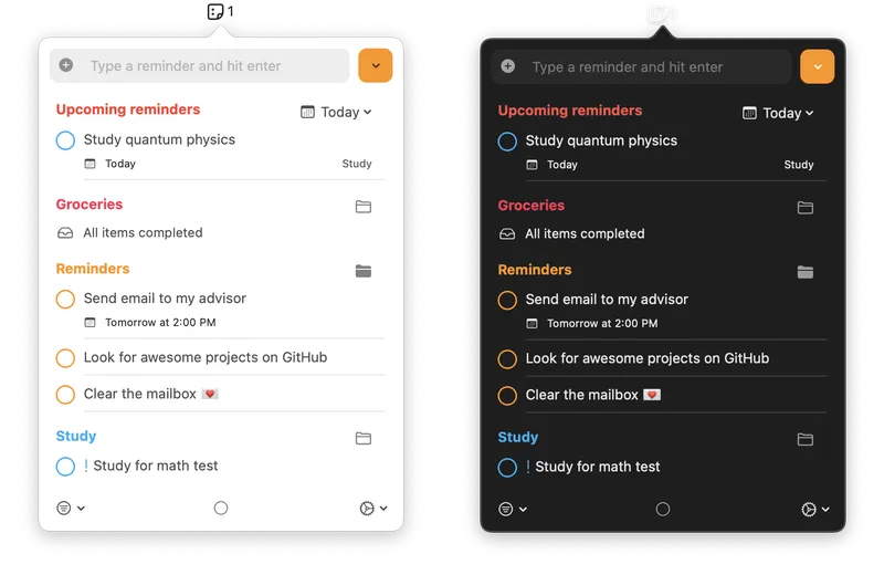 reminders-menubar