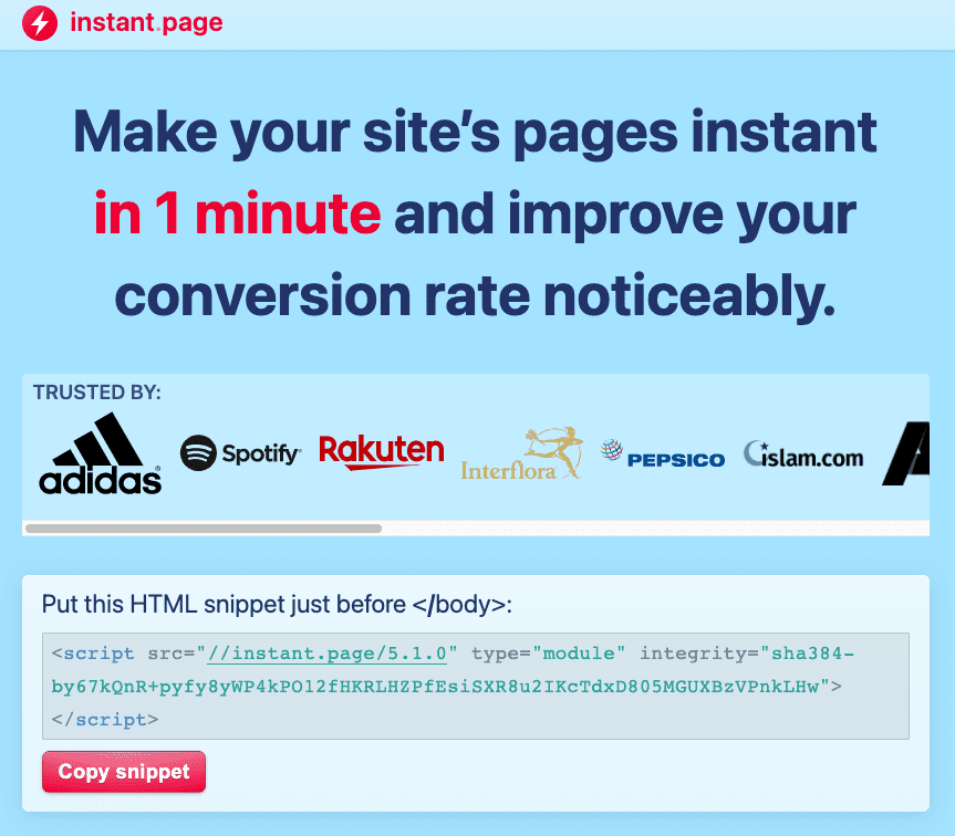 instant.page
