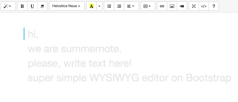summernote