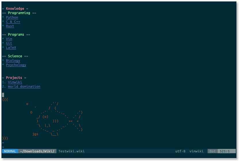 vimwiki