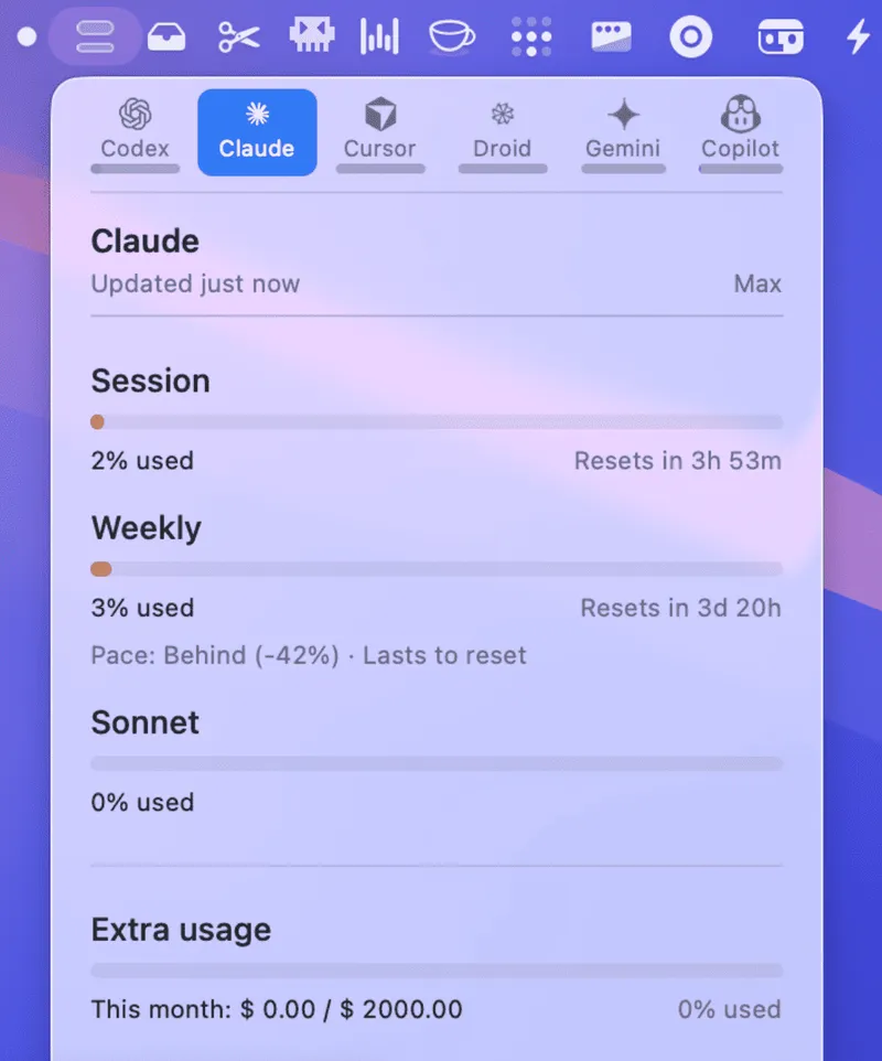 CodexBar