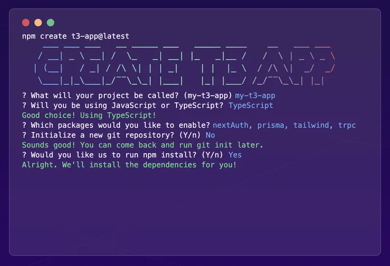 create-t3-app