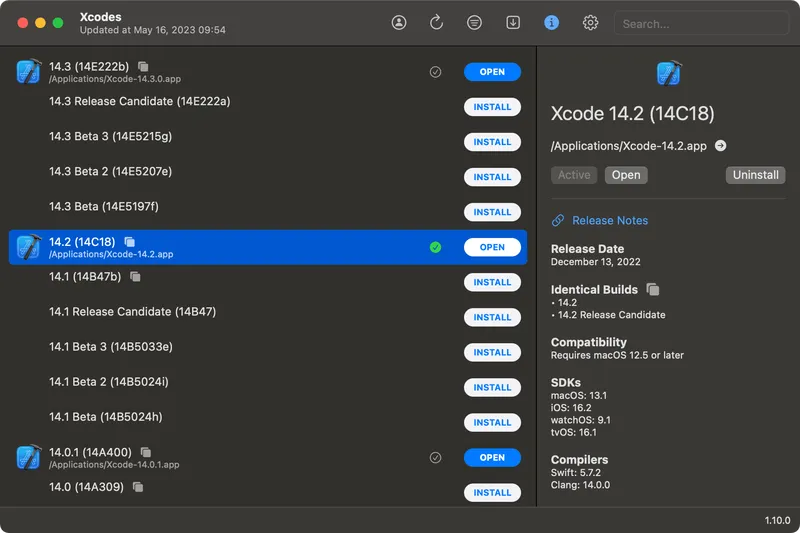 XcodesApp
