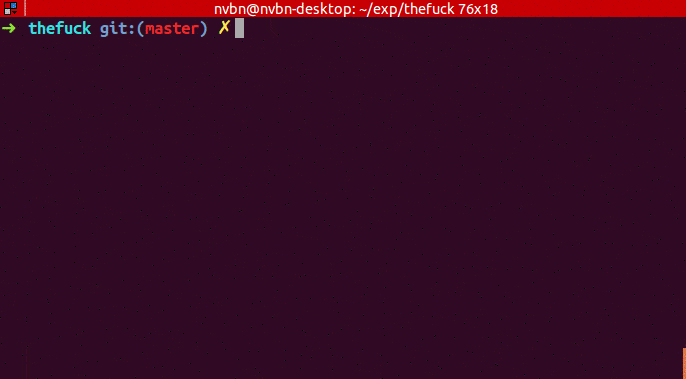 thefuck